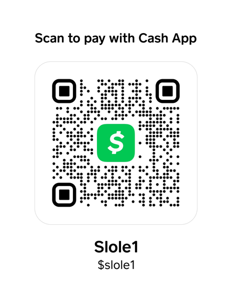 Cash App QR code for $slole1